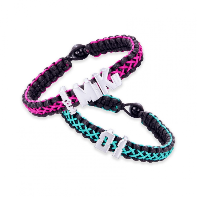 Hatsune Miku Woven Rope Bracelet Set