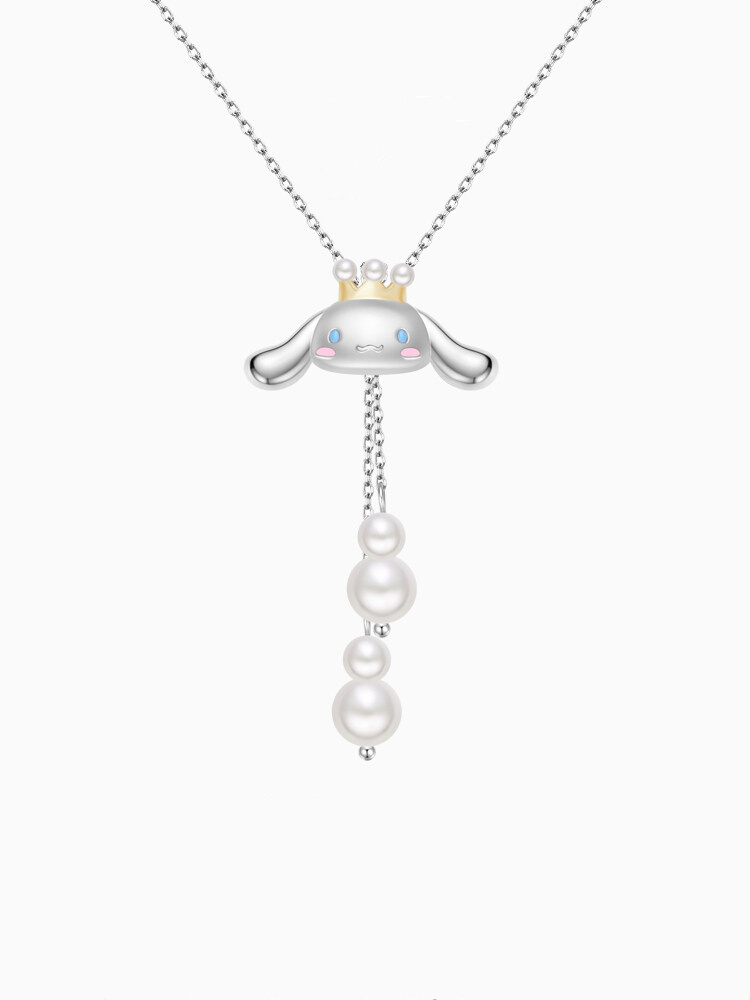 Cinnamoroll Necklace Silver jewelry Hello Kitty Kuromi My Melody Kawaii