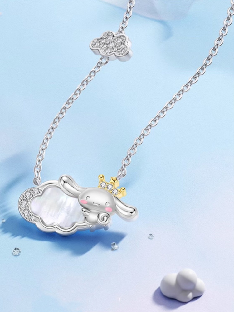 Cinnamoroll Heart Necklace Japan Sanrio Gift