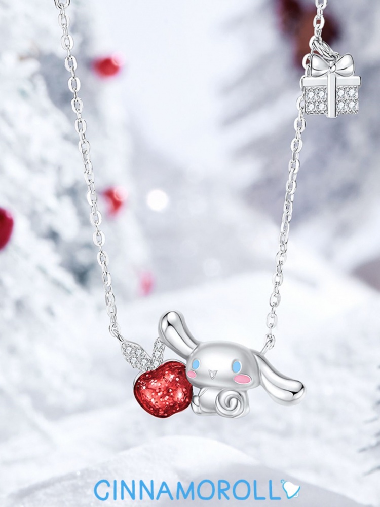 Sterling King Lolita Charm Necklace