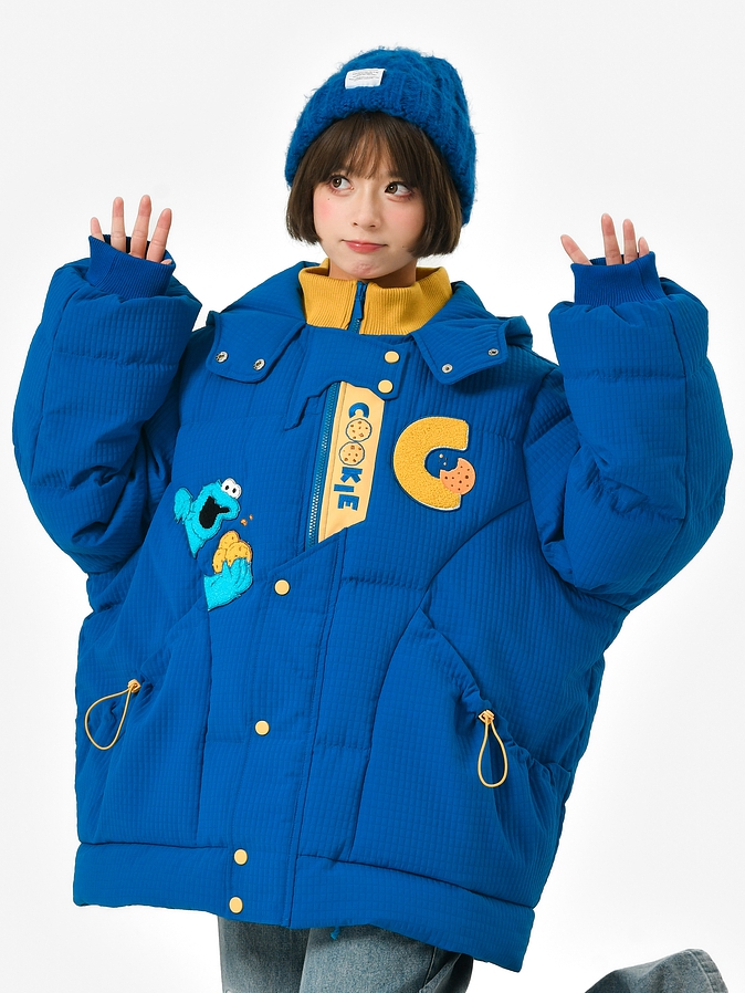 Cookie monster jacket new arrivals