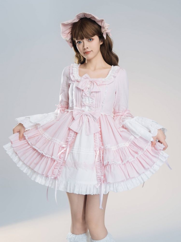 Pastel pink cheap lolita dress