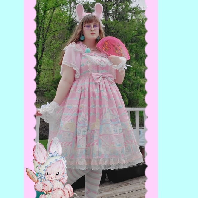 Ready to Ship - Sweet Rainbow House Lolita Dress JSK