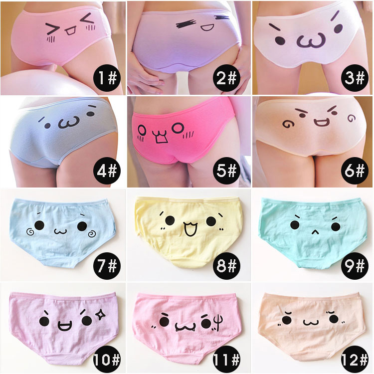 Kawaii Sanrio Anime Hello Kitty Women's Panties Pure Cotton Cute