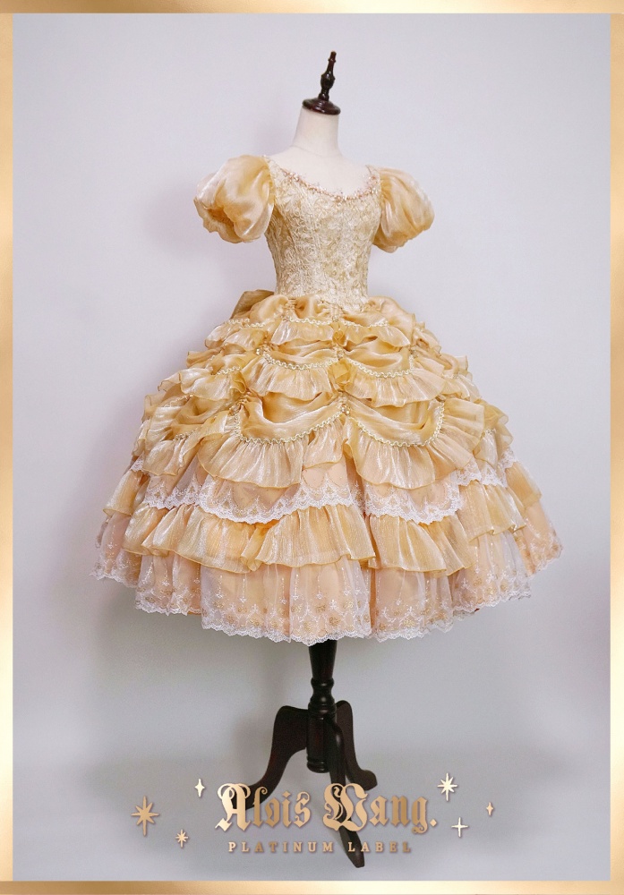 Belle's Golden Prom Dress