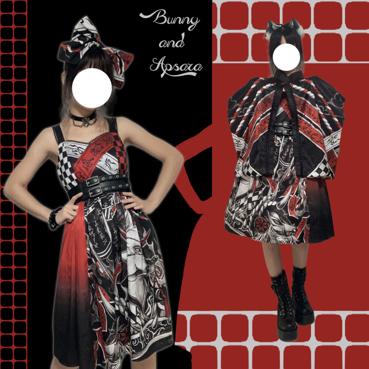 Devilinspired - Gothic Lolita dress with wolf 🐺 and rabbit