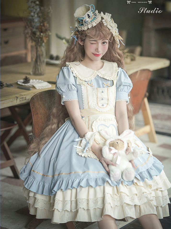 Alice Manor Short Puff Sleeves Lolita Dress OP