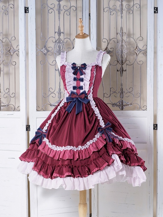 Dolls House Stripe Lolita Dress JSK