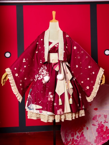 Sakura Printed Haori by LLMY