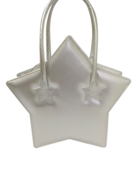 Faux Leather Star-Shaped Handbag