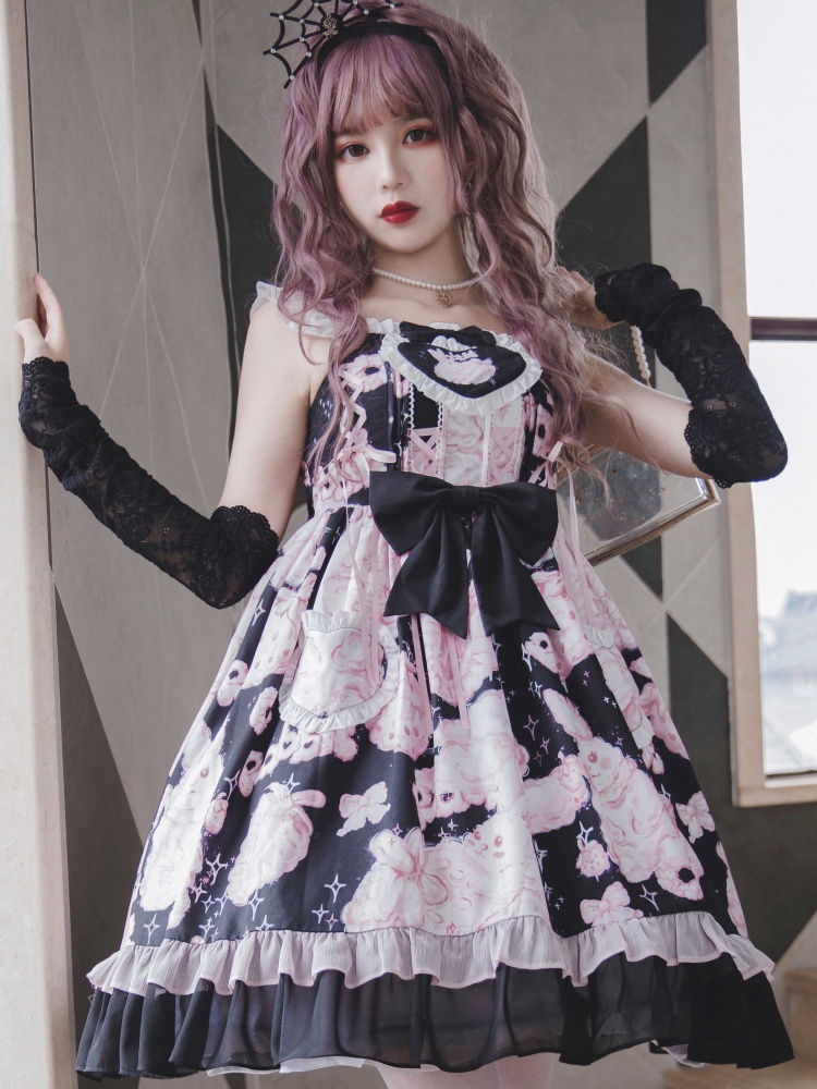 Marshmallow Bunny Sweet Lolita Dress JSK
