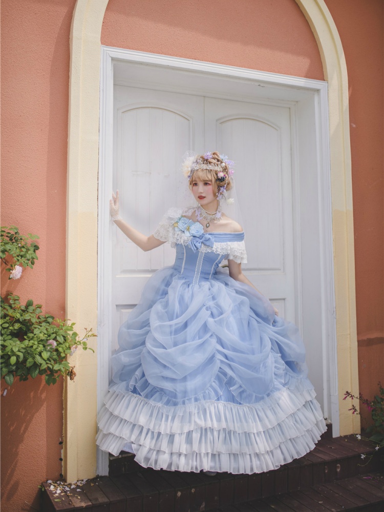 Custom Size Available Princess Costume Vintage Victorian Ball Gown ...