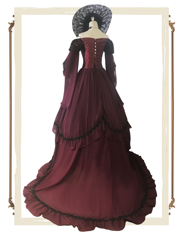 Gothic Ballroom Prom Dress