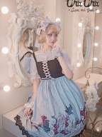 High Waist Two-Tone JSK By Nya Nya Lolita