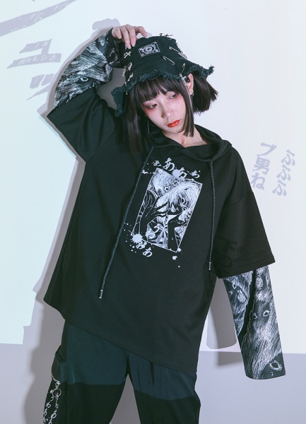 Quirky Hut and Junji Ito Collaboration Tomie Hoodie