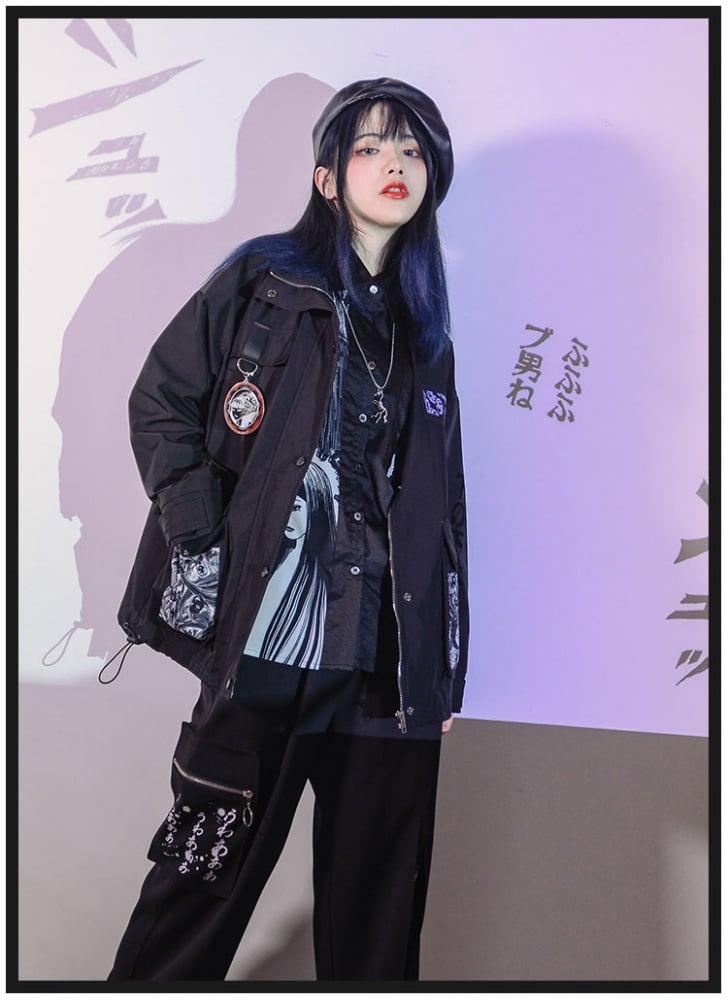 Quirky Hut and Junji Ito Collaboration Tomie Jacket