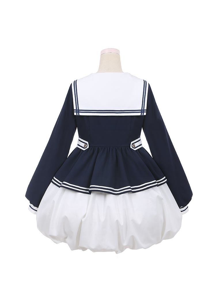 Little Penguin Navy Style Lolita Dress OP