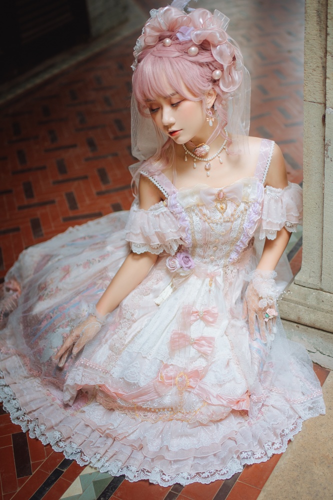 Song in the Moonlight Hanayome Lolita Dress Full Set