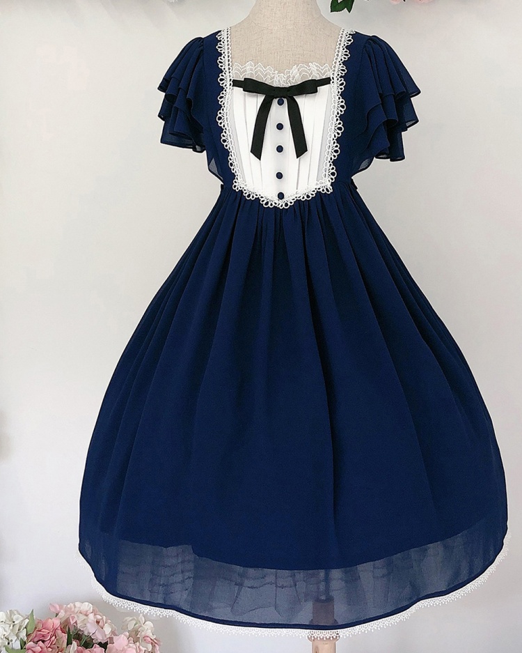 The Memory of Freya Classic OP Low Collar Version Navy Blue