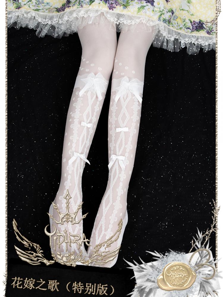 Flower Wedding Dress Sprcial Version Over-knee Stockings