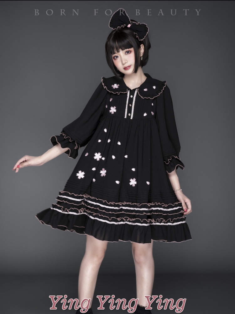 YINGYINGYING Sweet Sakura Lolita Dress OP