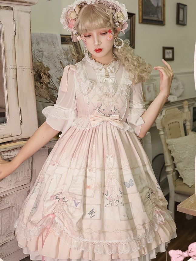 Flower Cage Museum Lolita Dress JSK