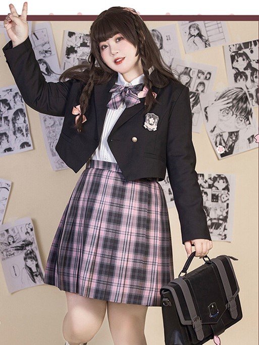 Sakura Season JK Uniform Short Black Blazer