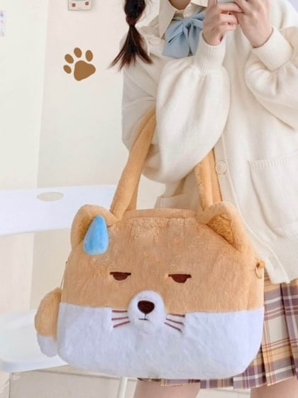 Heart Shape Embroidery Japanese Kawaii Mori Girl Backpack Shoulders bag Lolita 
