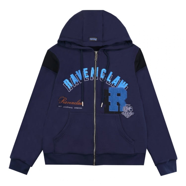 Harry Potter and KYOUKO Collaboration Ravenclaw Zip Hoodie