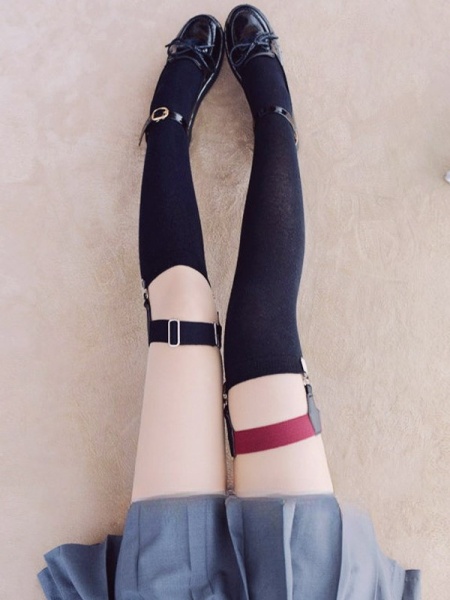[$6.29]Y2K Punk Gothic Lolita Leg Loops