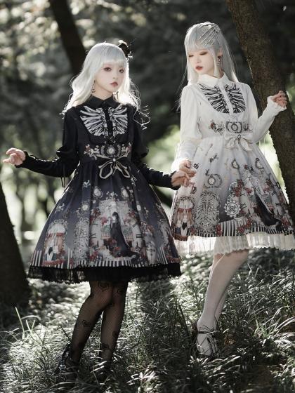 YLF Women's The Last Battle Gothic Lolita Poncho