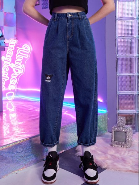 Hello Kitty x UNIFREE Denim Pants パンツ - デニム/ジーンズ