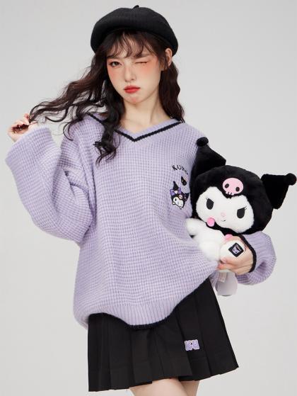 Sanrio Authorized Kuromi Black Hoodie