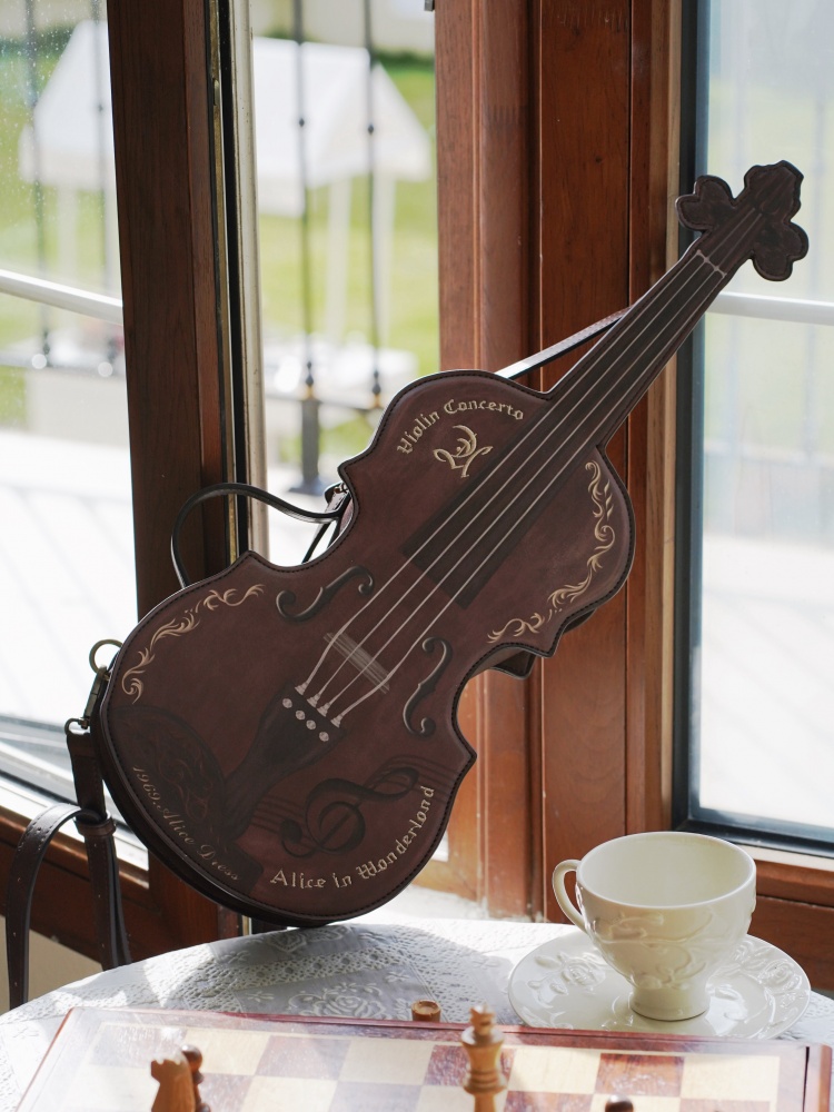 ヴァイオリン型クラシックロリータバッグ