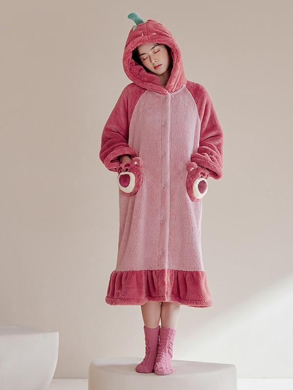Disney Authorized Lotso Huggin-Bear Hooded Nightgown