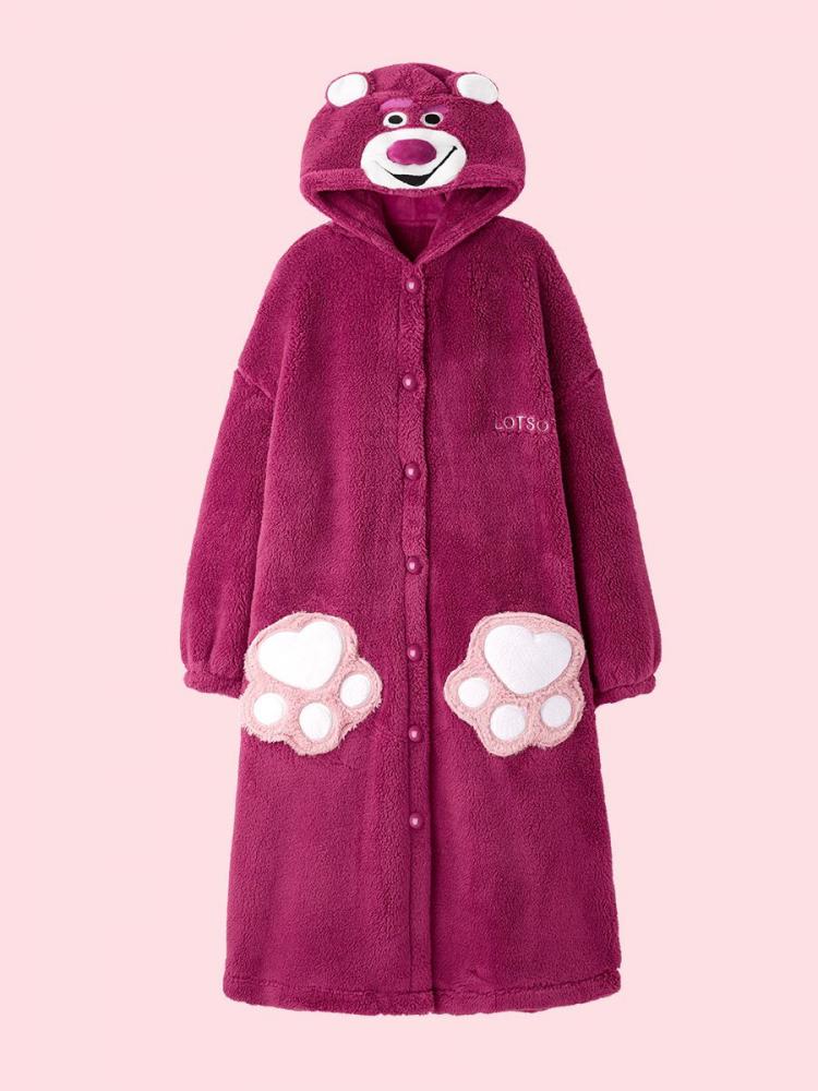Disney Authorized Lotso Huggin-Bear Hooded Nightgown