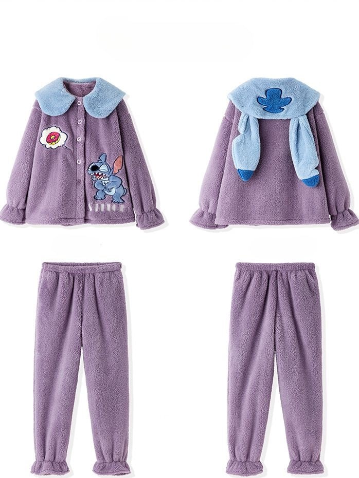 Disney Authorized Stitch Pajama Set