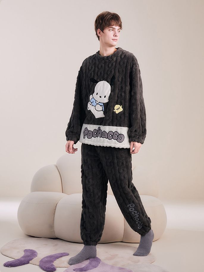 Sanrio Authorized Pochacco Pajama Set Male Version