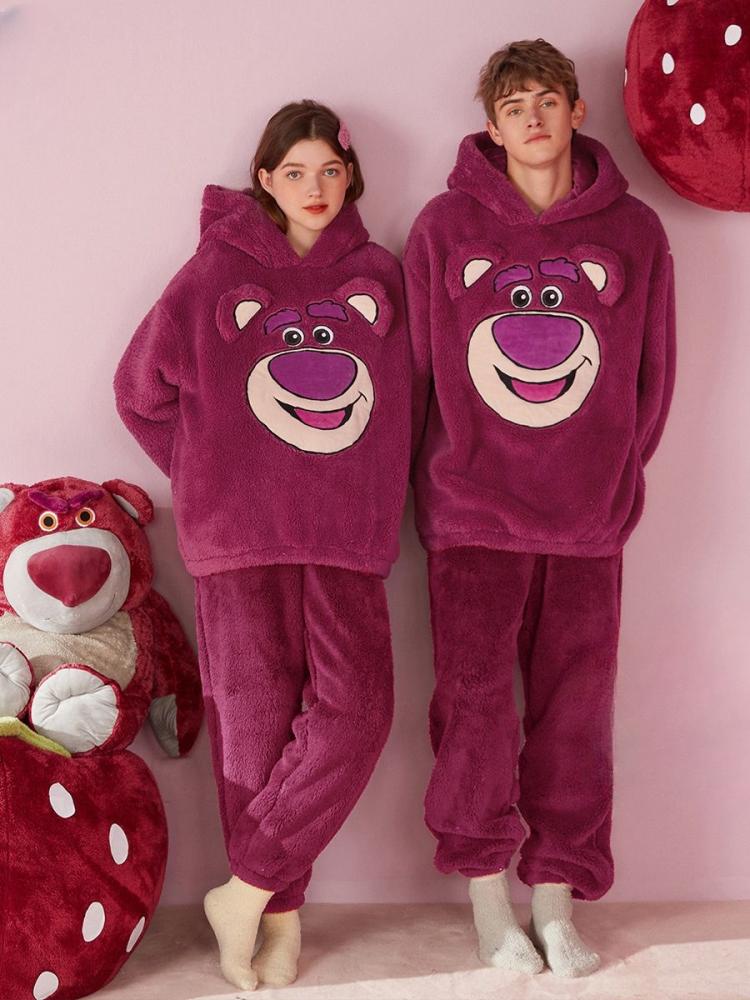 Disney Authorized Lotso Huggin-Bear Pajama Set Male Version