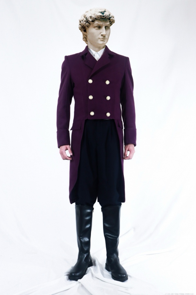Dark Purple Ouji Lolita Tailcoat Male Version