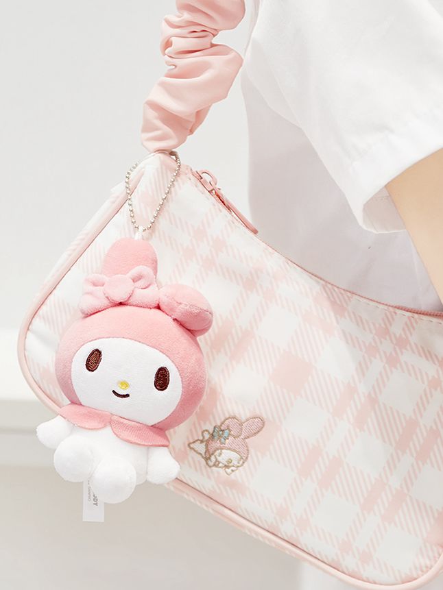 Mori Girl KUROMI My Melody Cinnamoroll Backpack Shoulder Bag School Bags  W/Doll