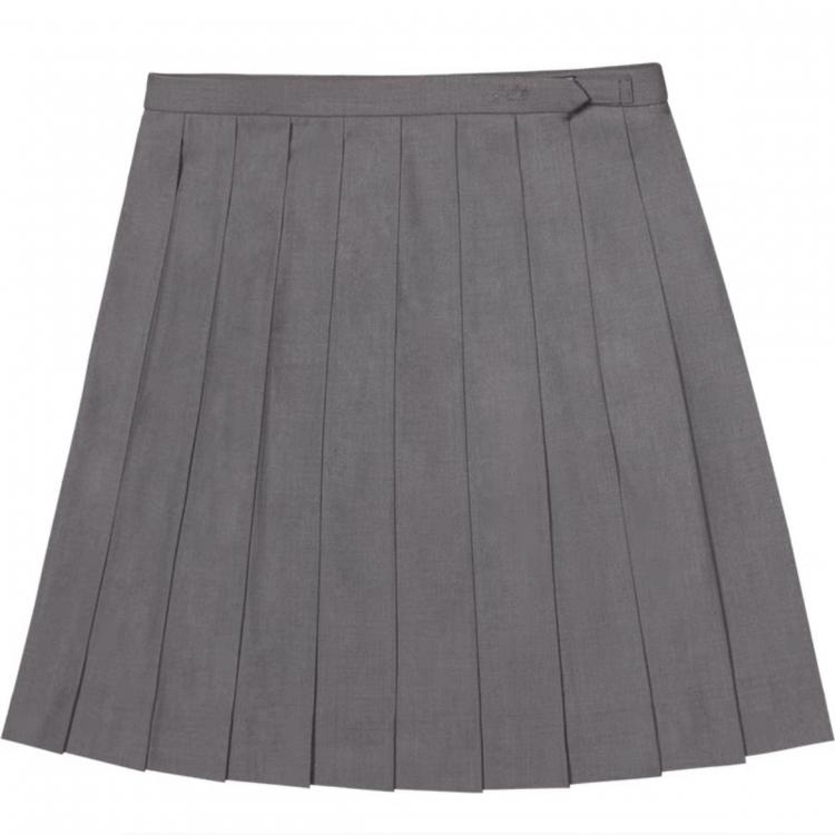 Light Grey Pleated Skirt