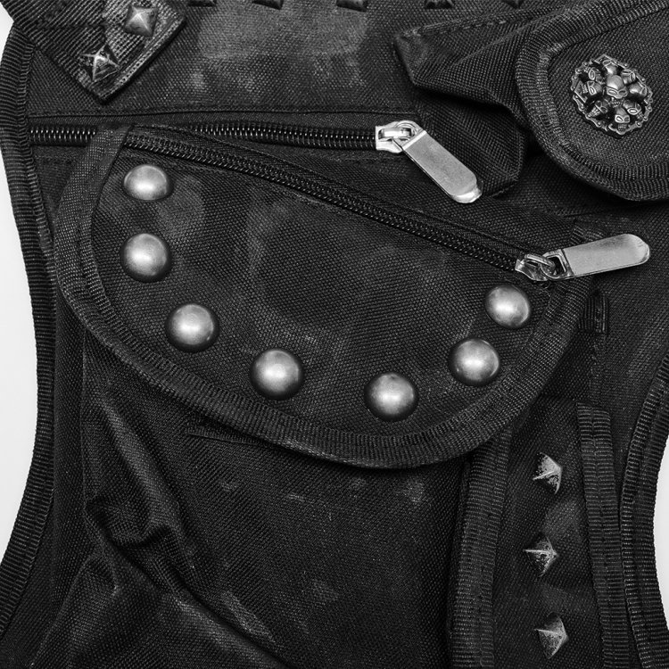 Black Doomsday Punk Bag for Male
