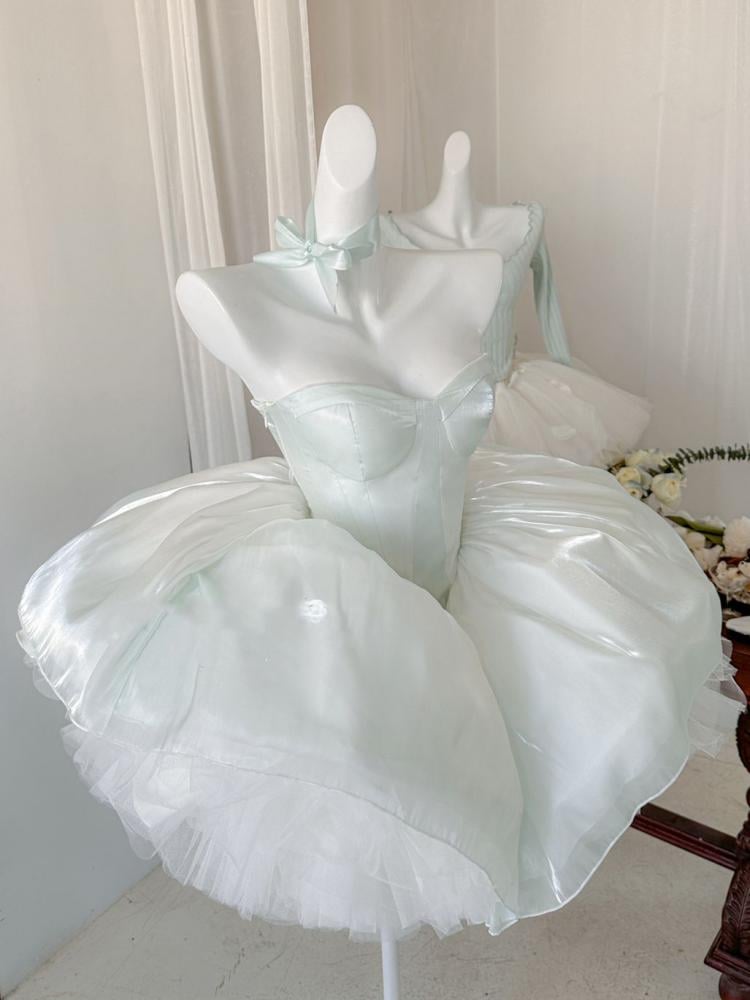 White Elastic Waist Petticoat