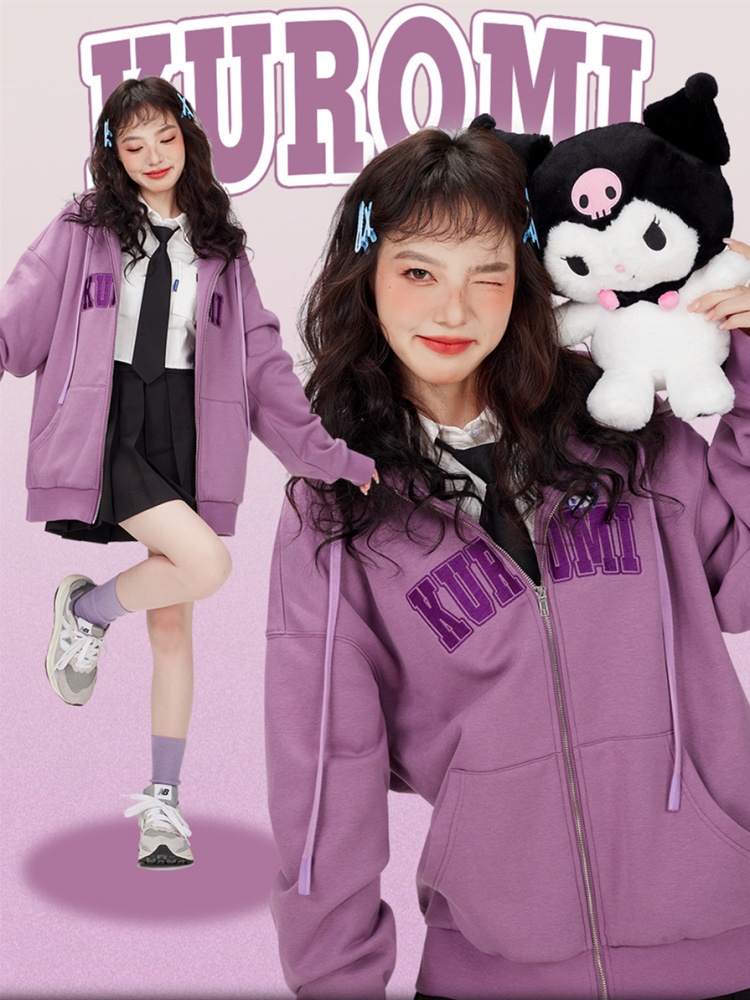 Kuromi / My Melody / Pom Pom Purin / Cinnamoroll Zip Hoodie