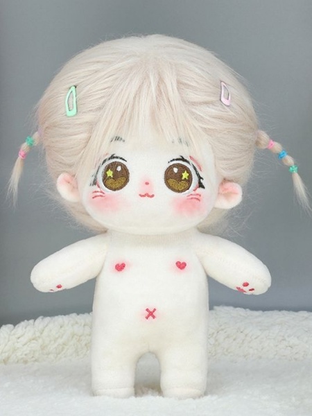 20cm White Hair Cotton Doll Xiao Cong