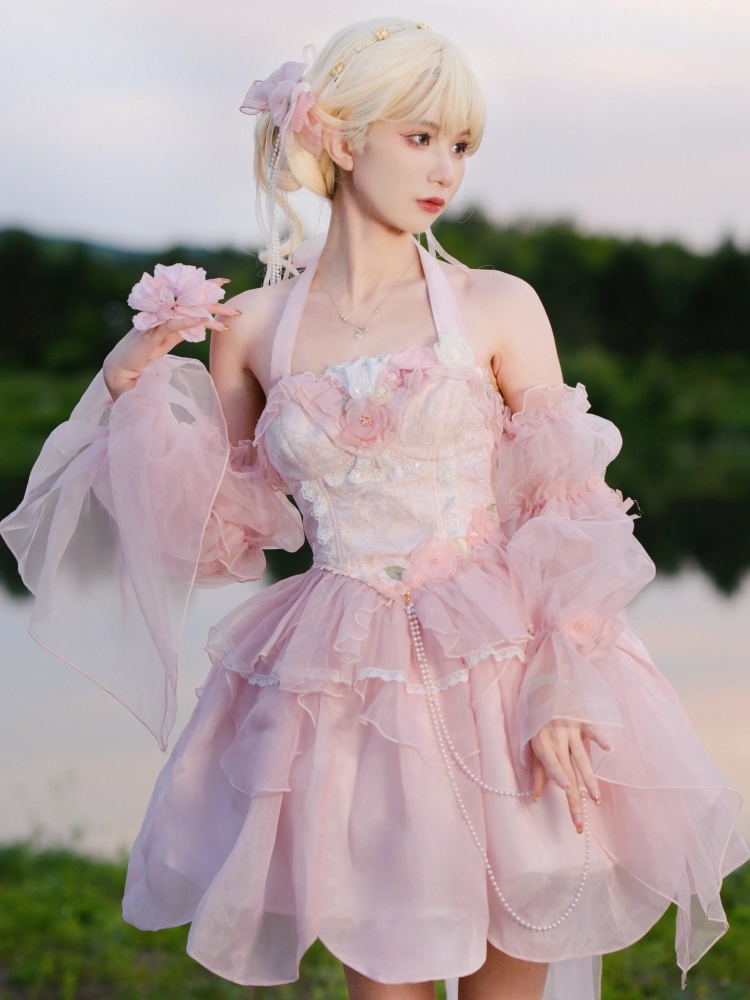 2-Piece Fairycore Princess Tulle Fairy Swimsuit Fairy Princess