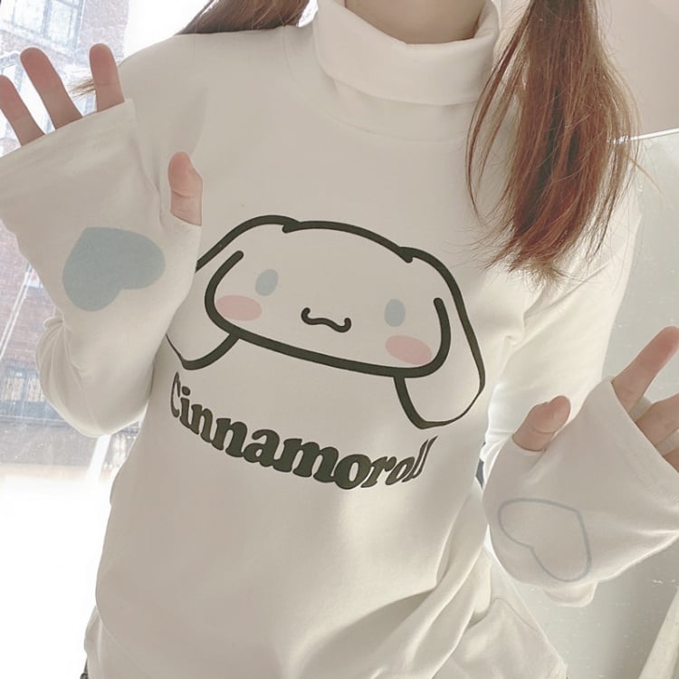 Cinnamoroll t-shirt ♡˖꒰ᵕ༚ᵕ⑅꒱  Cute tshirt designs, Hello kitty t shirt,  Free t shirt design