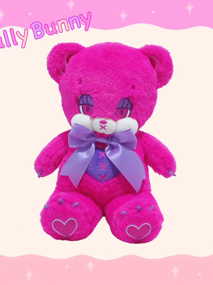 Hot Pink Teddy Bear Belt Bag