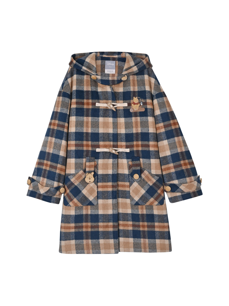 Winnie the Pooh Hooded Plaid Coat